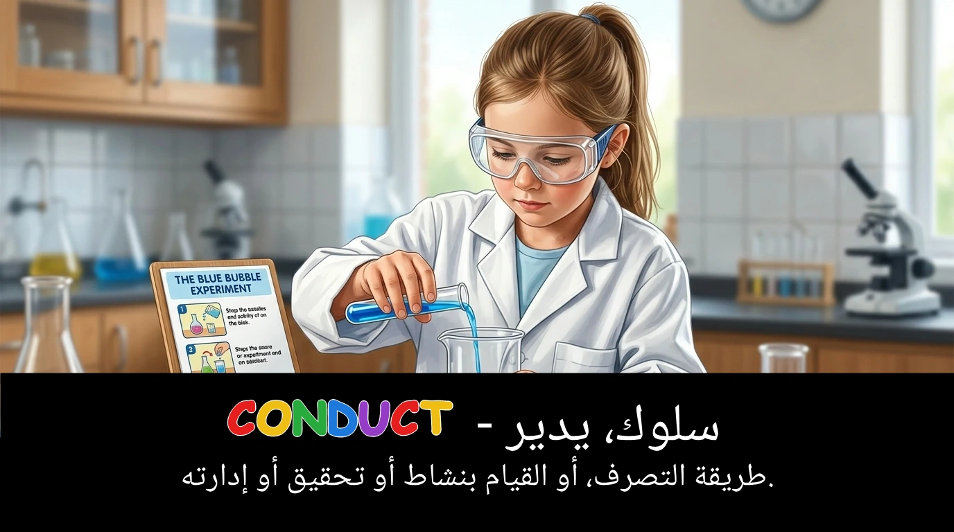 Arabic Illustration for conduct